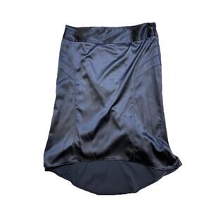 Candie’s Vintage Skirt - 9 Black High Low Hem Poly Spandex‎ Y2K RN73277
